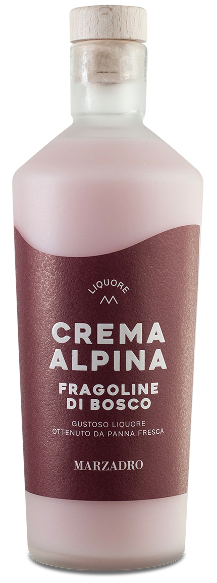 Marzadro Crema Alpina Fragoline Erdbeerlikör 17.0% 0,7l