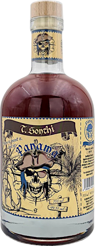 T. Sonthi Panama Rum 44.3% 0,7l