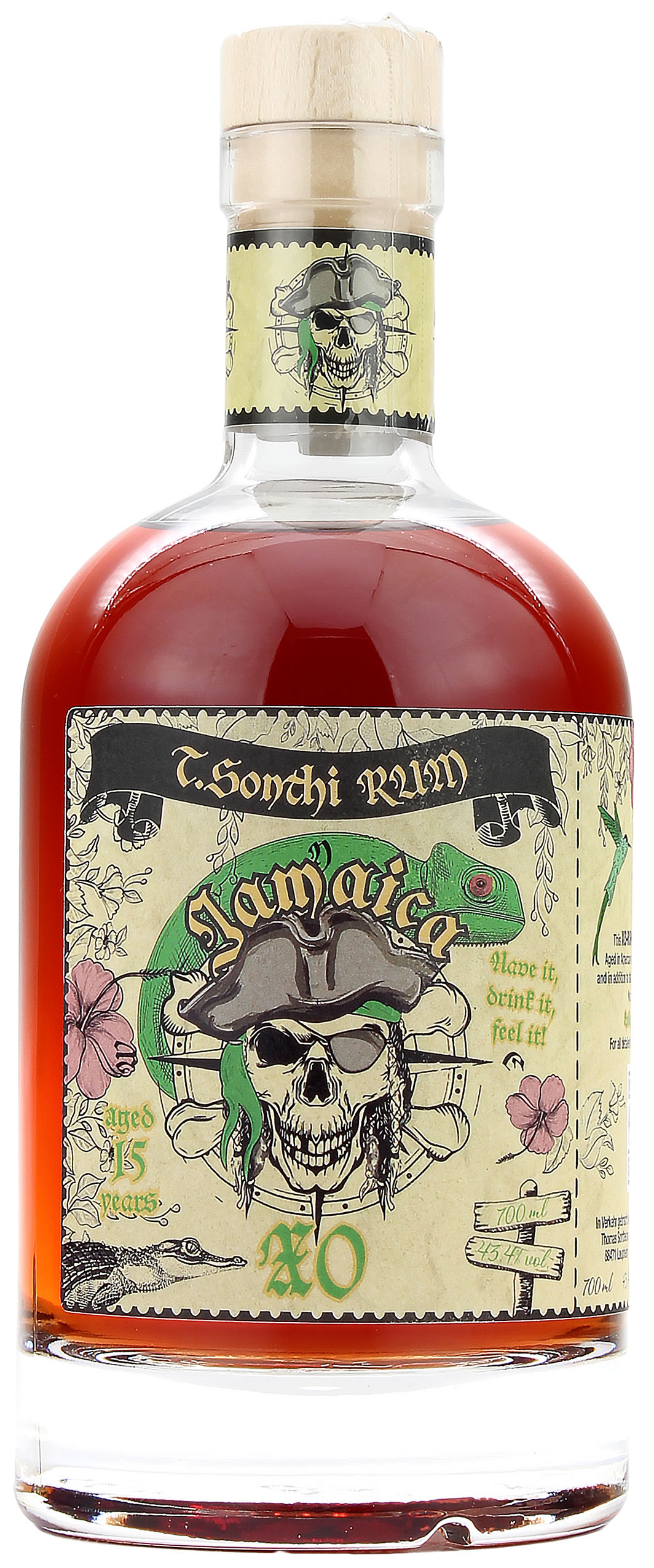 T. Sonthi XO Jamaica Rum 43.4% 0,7l