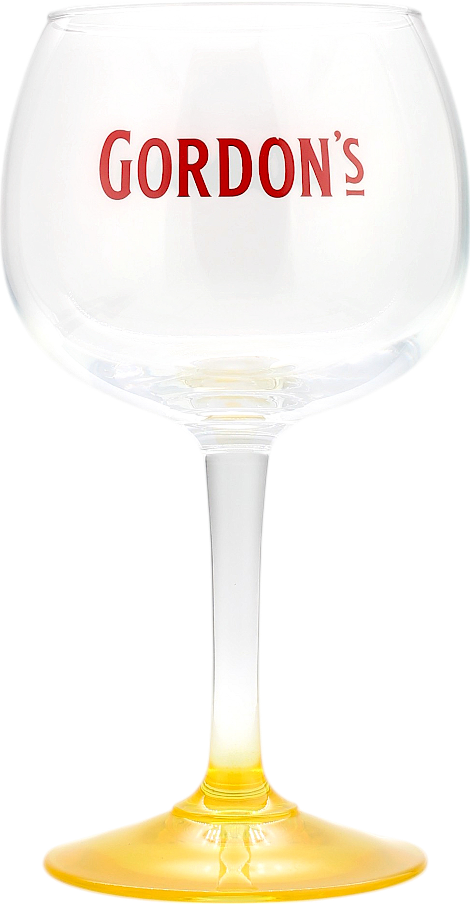 Gordon's Gin Copa Glas Gelb