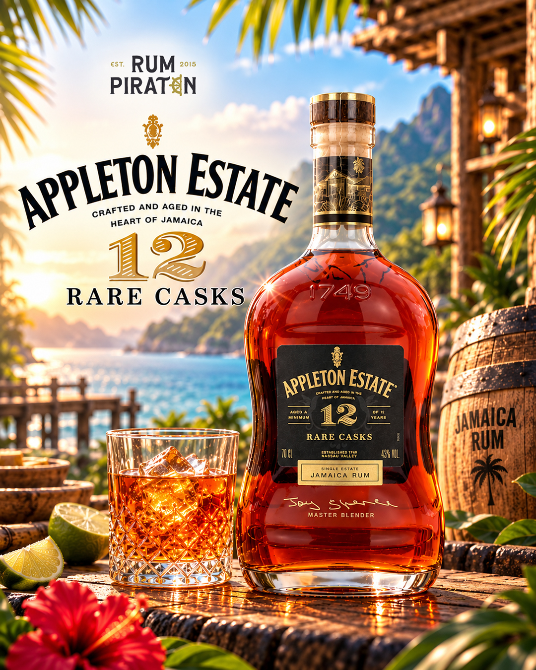 Appleton Estate Rare Casks 12 Jahre 43.0% 0,7l – Ansicht 2