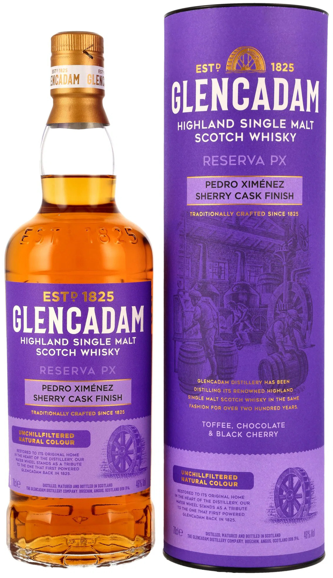 Glencadam Reserva PX - PX Sherry Cask Finish 46.0% 0,7l