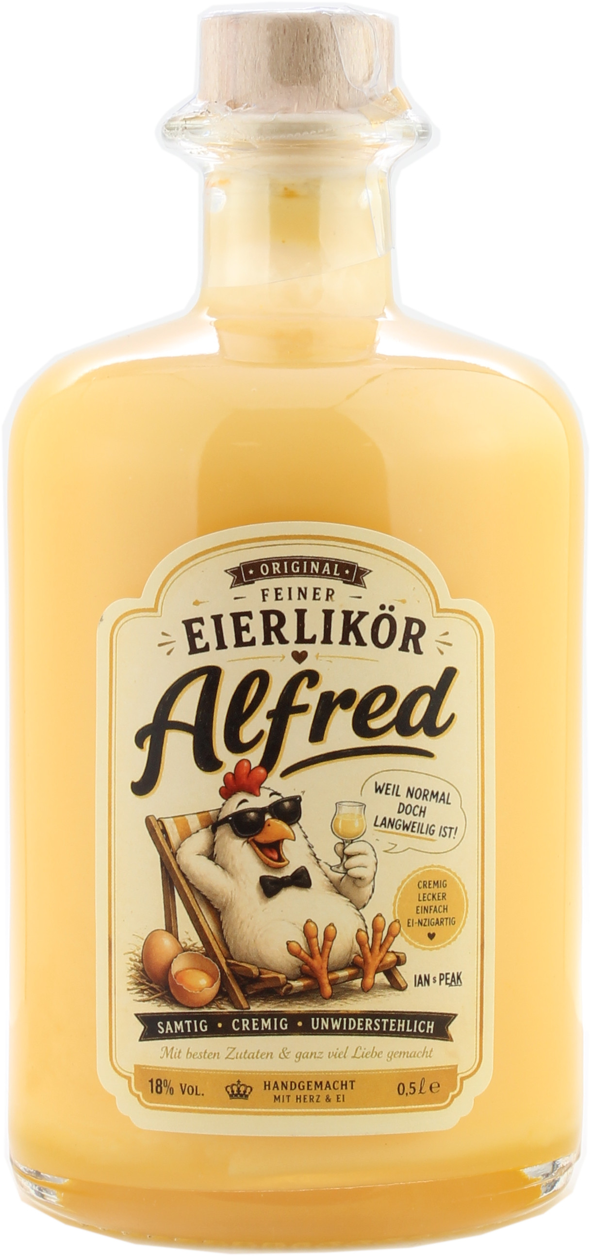 Feiner Eierlikör Alfred 18.0% 0,5l