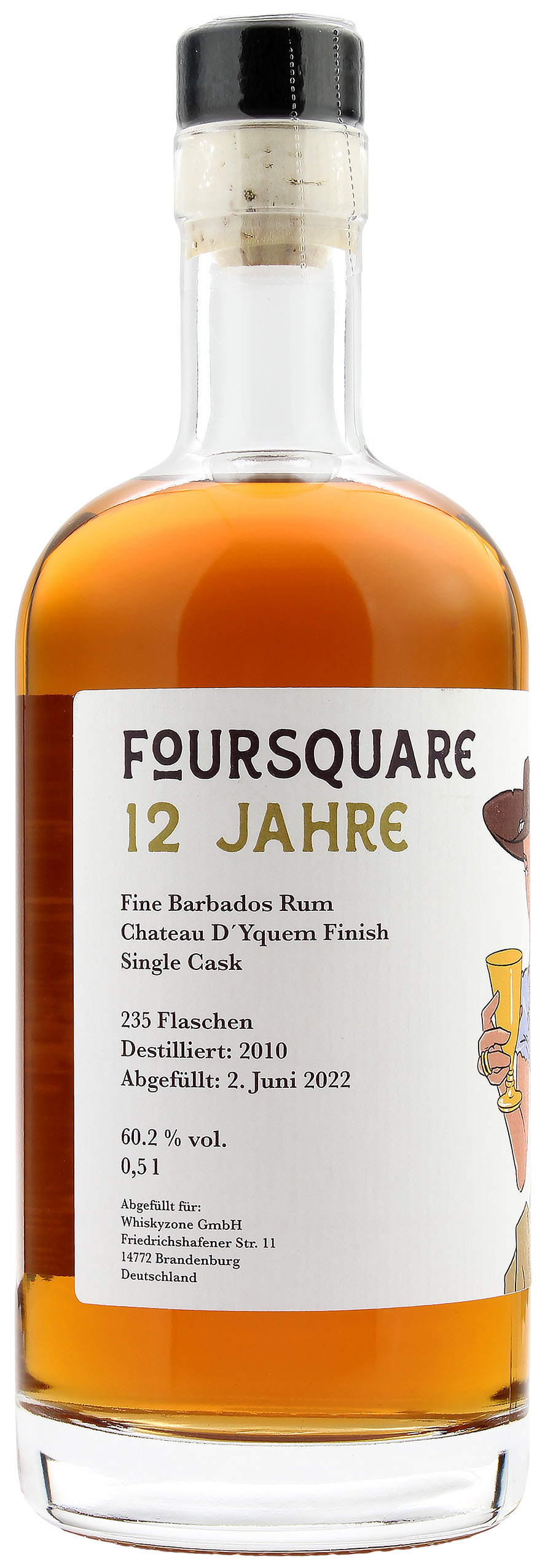 Foursquare 12 Jahre "Read" Chateau D'Yquem Cask Finish Single Cask 60.2% 0,5l