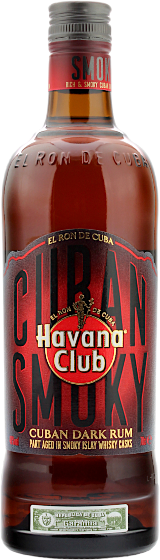 Havana Club Smoky Cuban Dark Rum 40.0% 0,7l