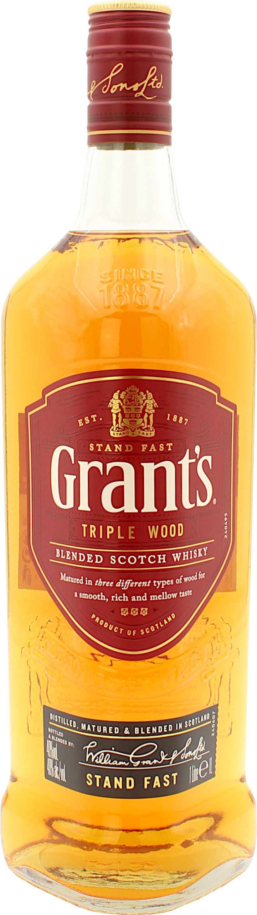 Grant's Triple Wood 40.0% 1 Liter