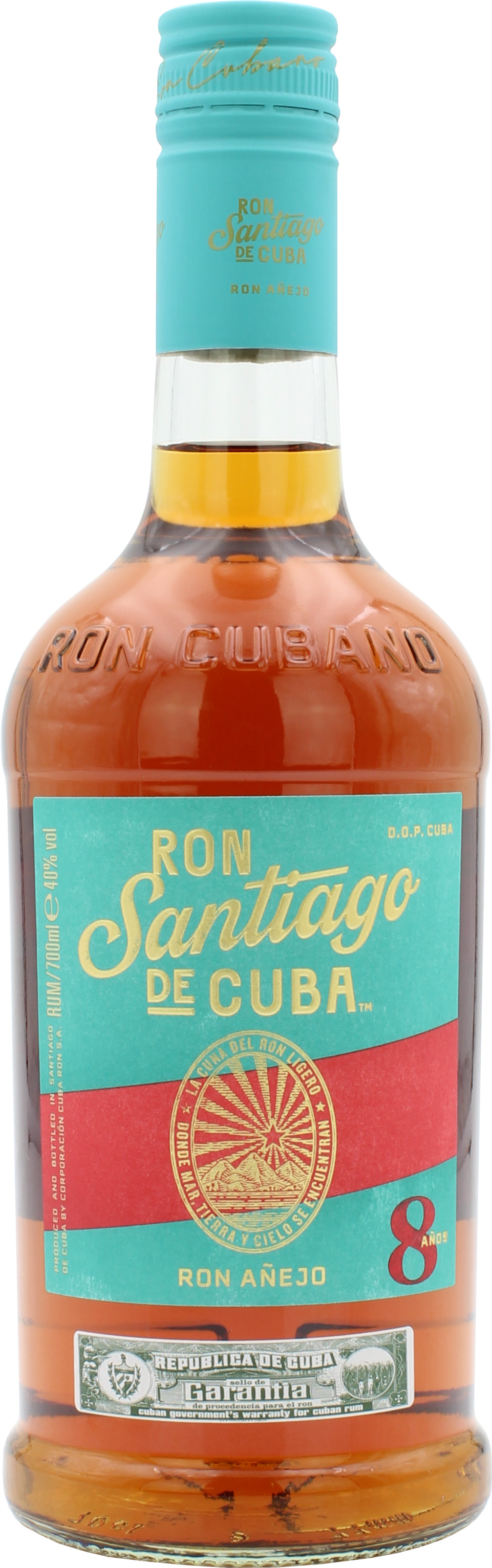 Ron Santiago de Cuba Ron Anejo Tradicion 8 Años 40.0% 0,7l