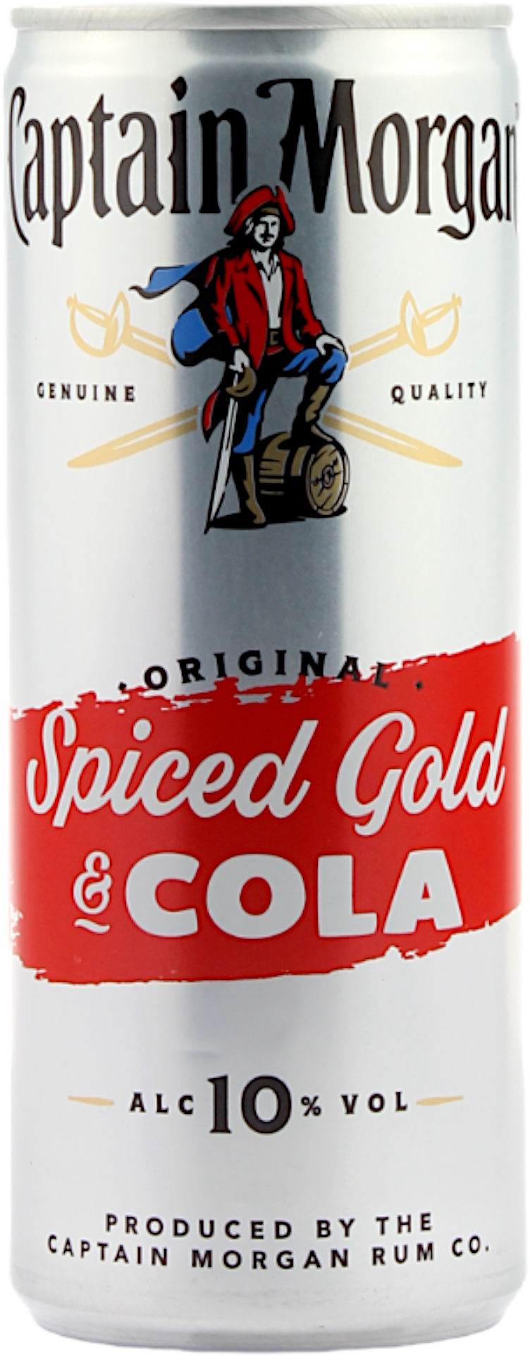 Captain Morgan Spiced Gold & Cola Dose (Einweg) 10.0% 0,25l