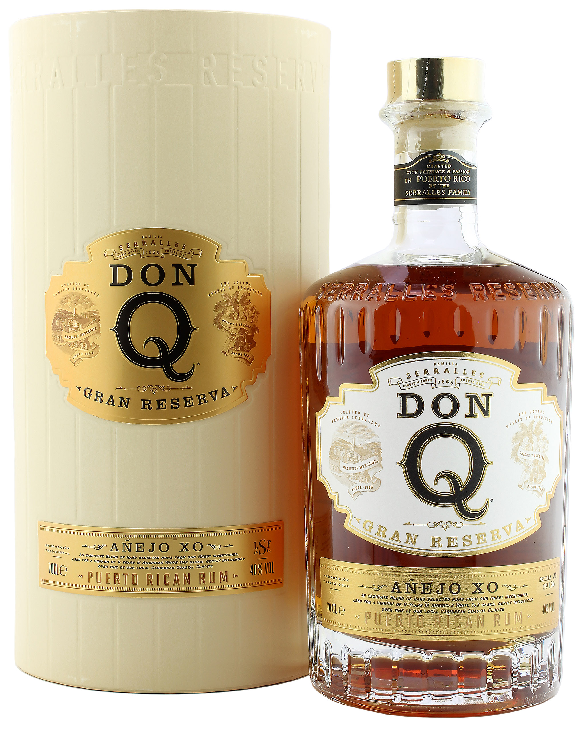 Don Q Rum Gran Reserva Anejo XO 40.0% 0,7l