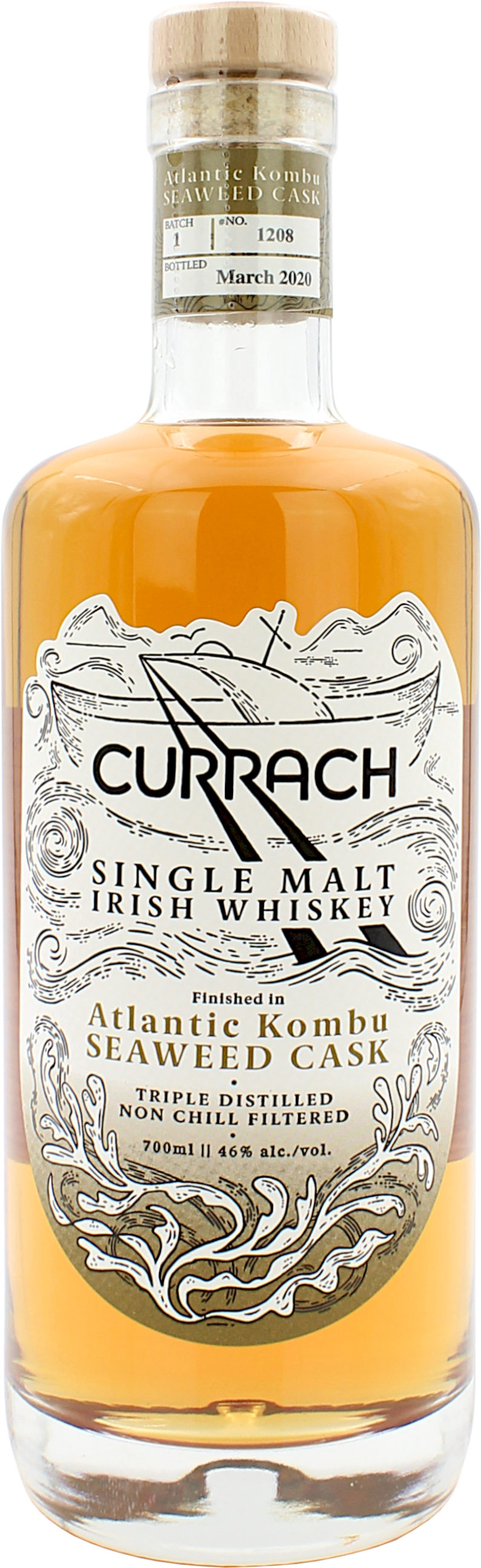 Currach Irish Single Malt Kombu Seaweed Cask Finish 46.0% 0,7l