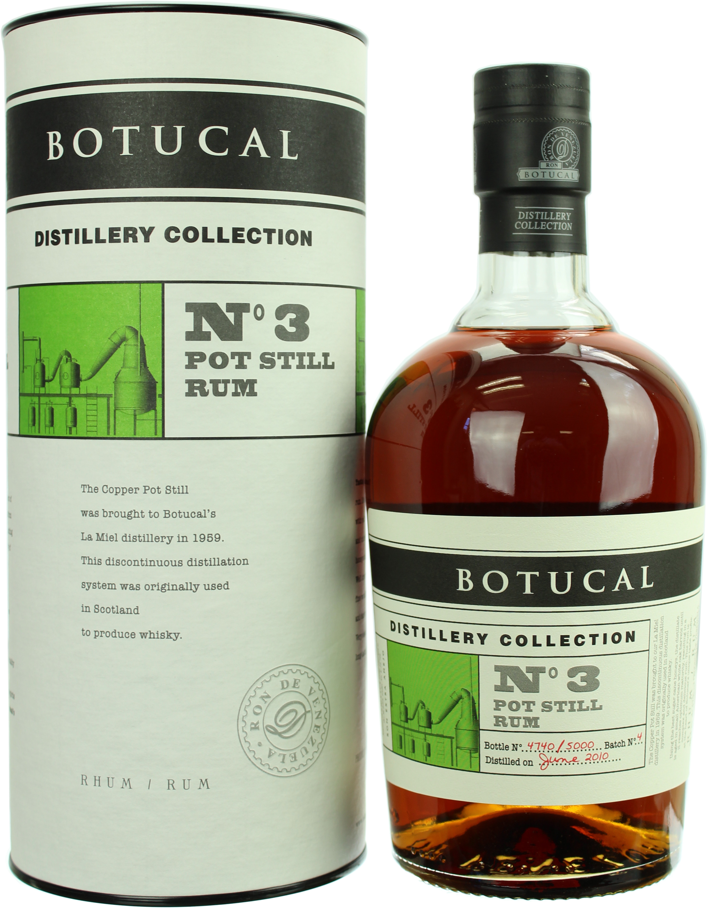 Ron Botucal Distillery Collection Batch No.3 Pot Still Rum 47.0% 0,7l