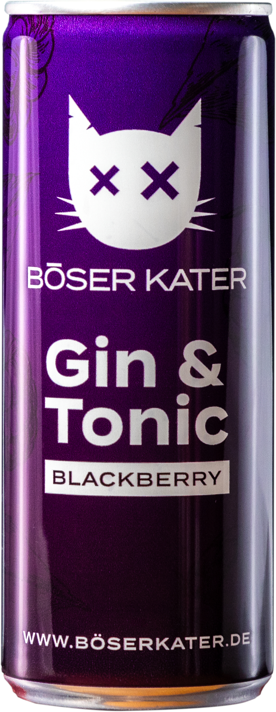 Böser Kater Blackberry Gin & Tonic ReadyToDrink Dose 10.0% 0,25l
