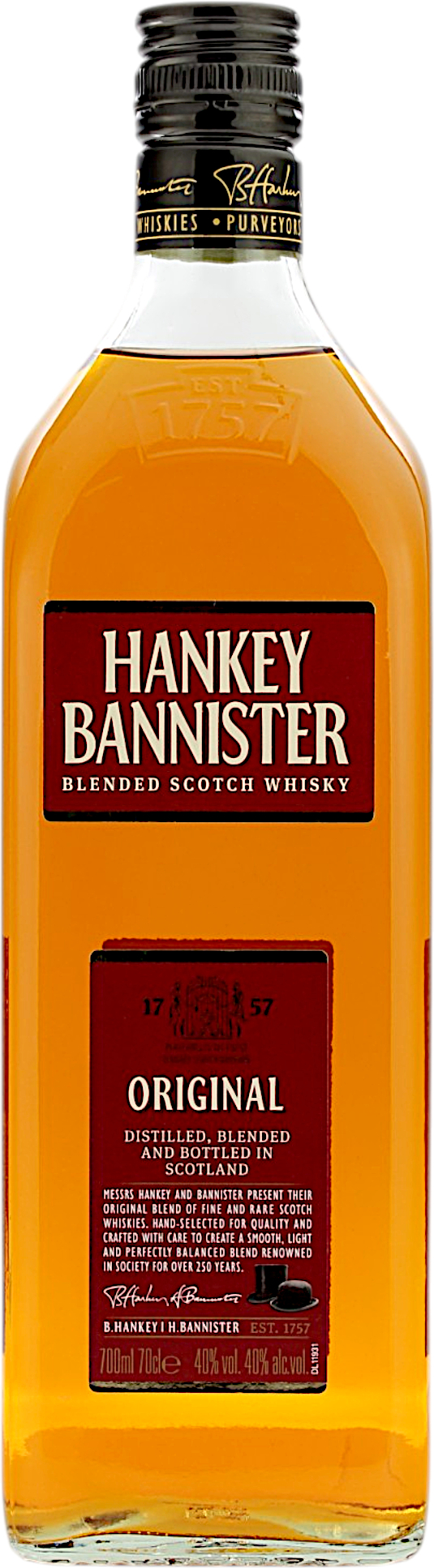 Hankey Bannister Original Blended Scotch Whisky 40.0% 0,7l