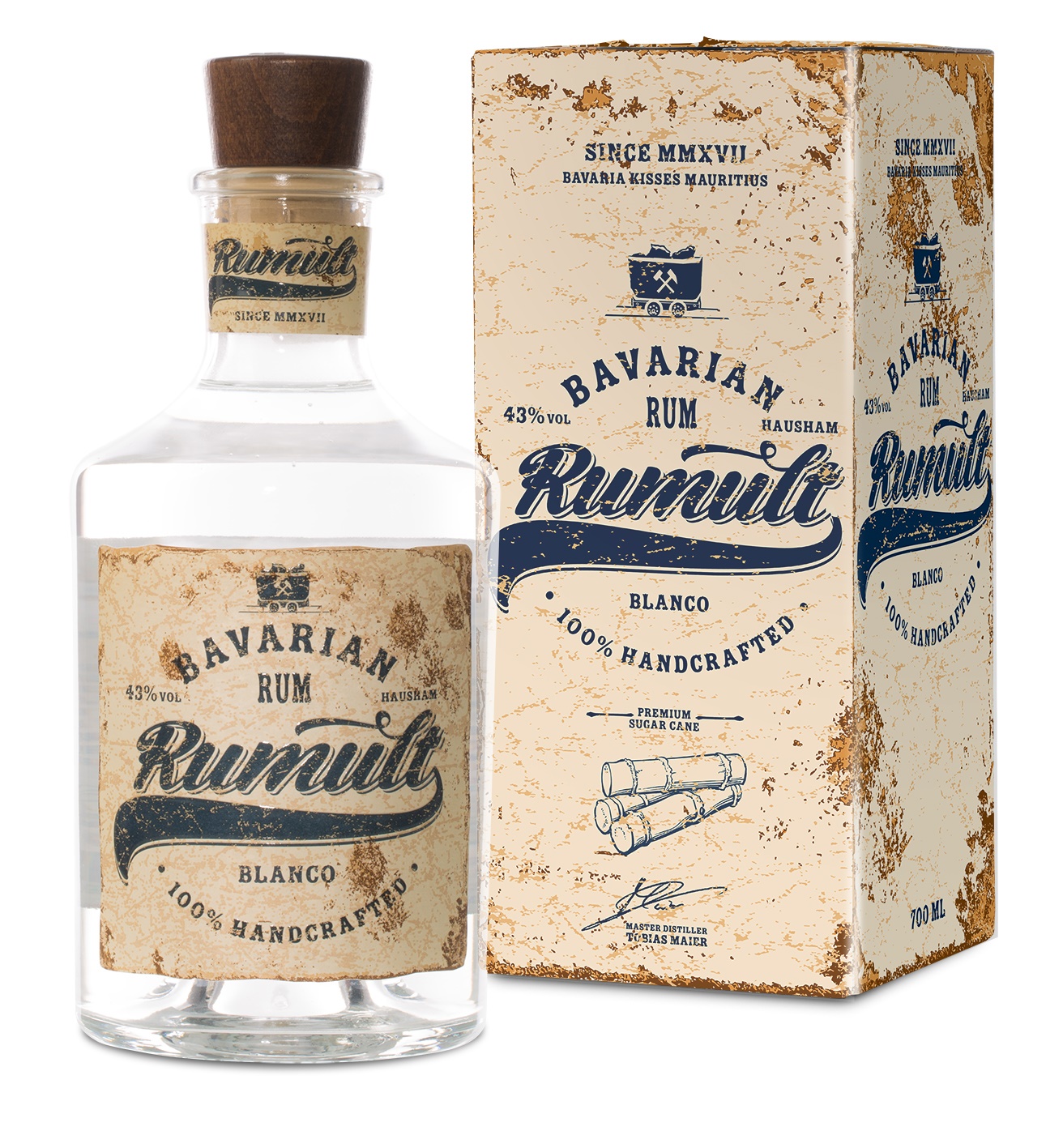 Rumult Blanco Bavarian Rum 43.0% 0,7l