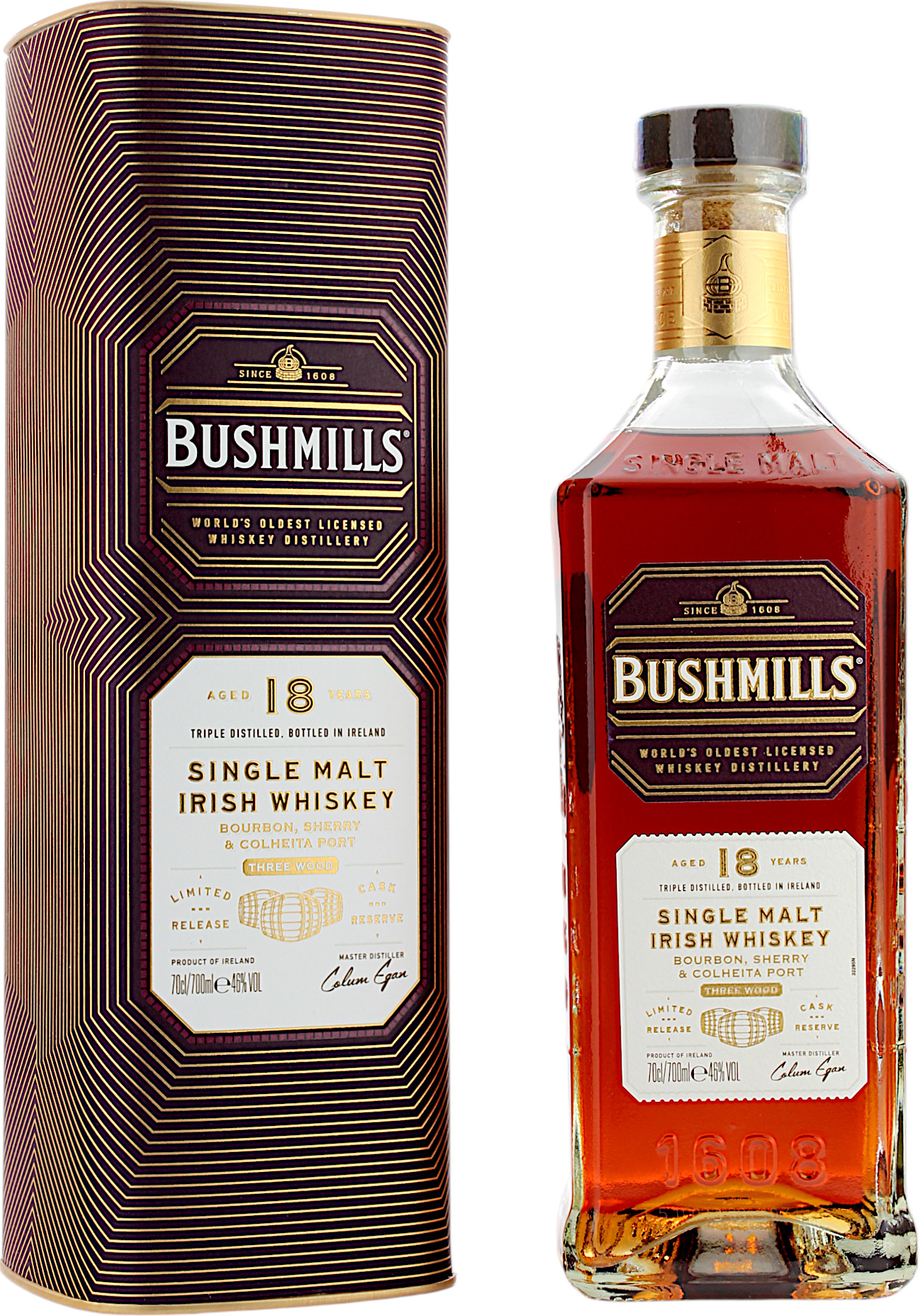 Bushmills 18 Jahre Three Wood 46.0% 0,7l