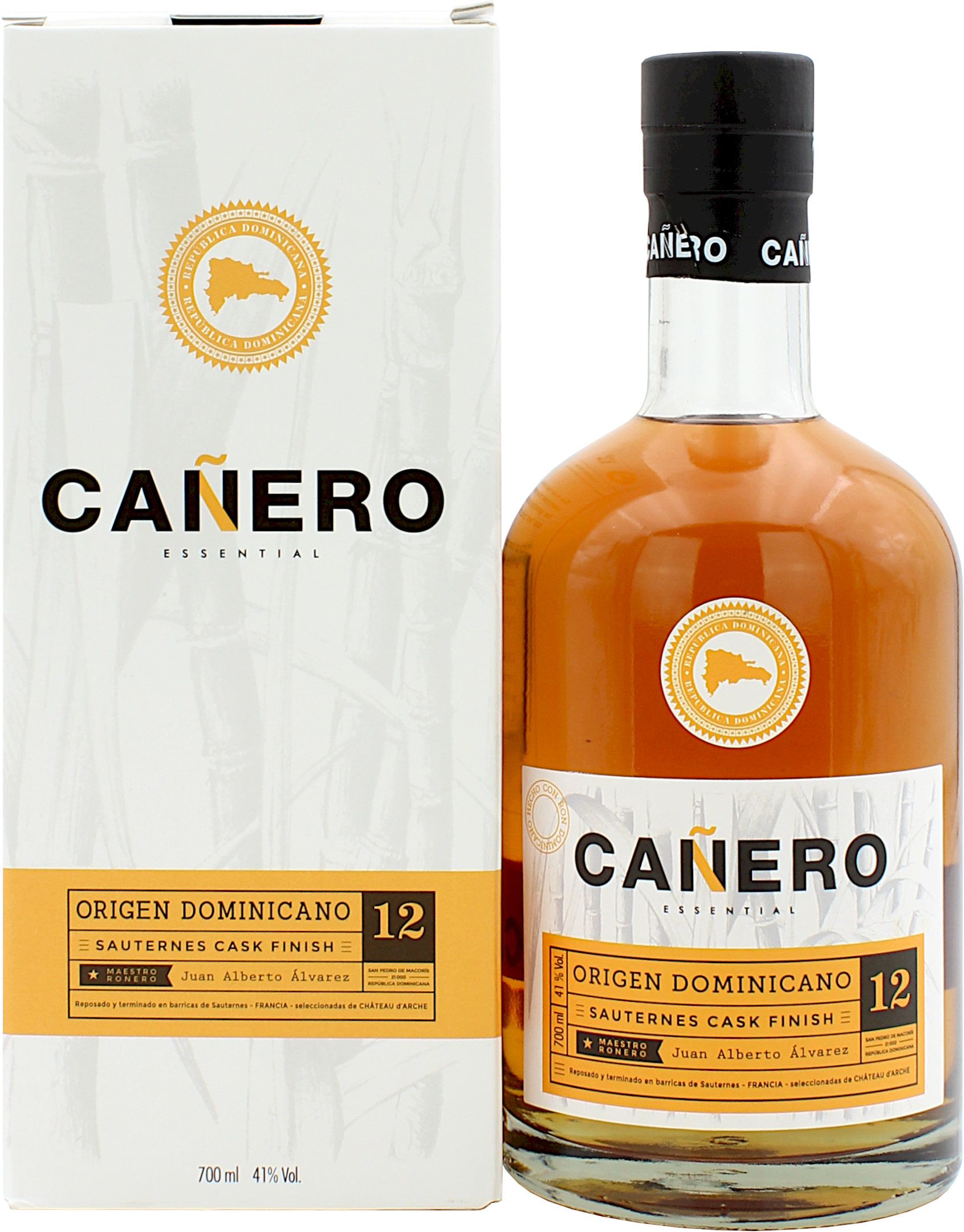 Ron Canero Essential 12 Jahre Sauternes Cask Finish 41.0% 0,7l