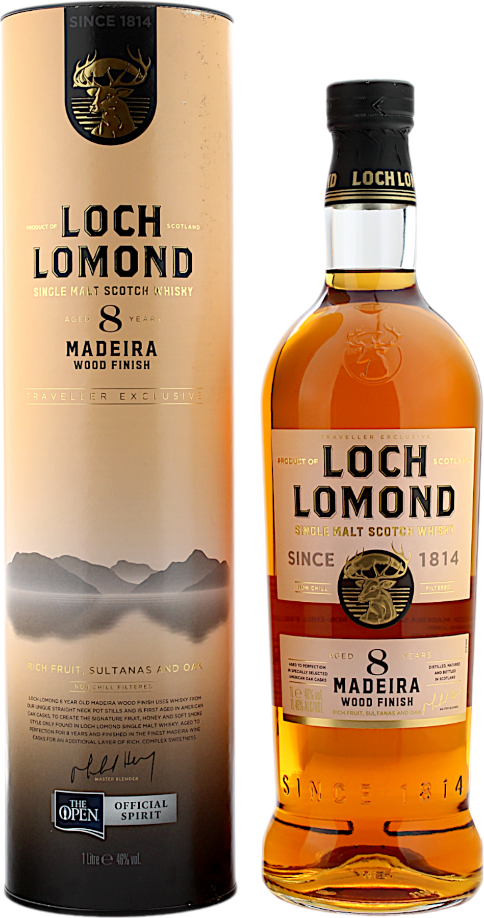 Loch Lomond 8 Jahre Madeira Wood Finish 46.0% 1 Liter