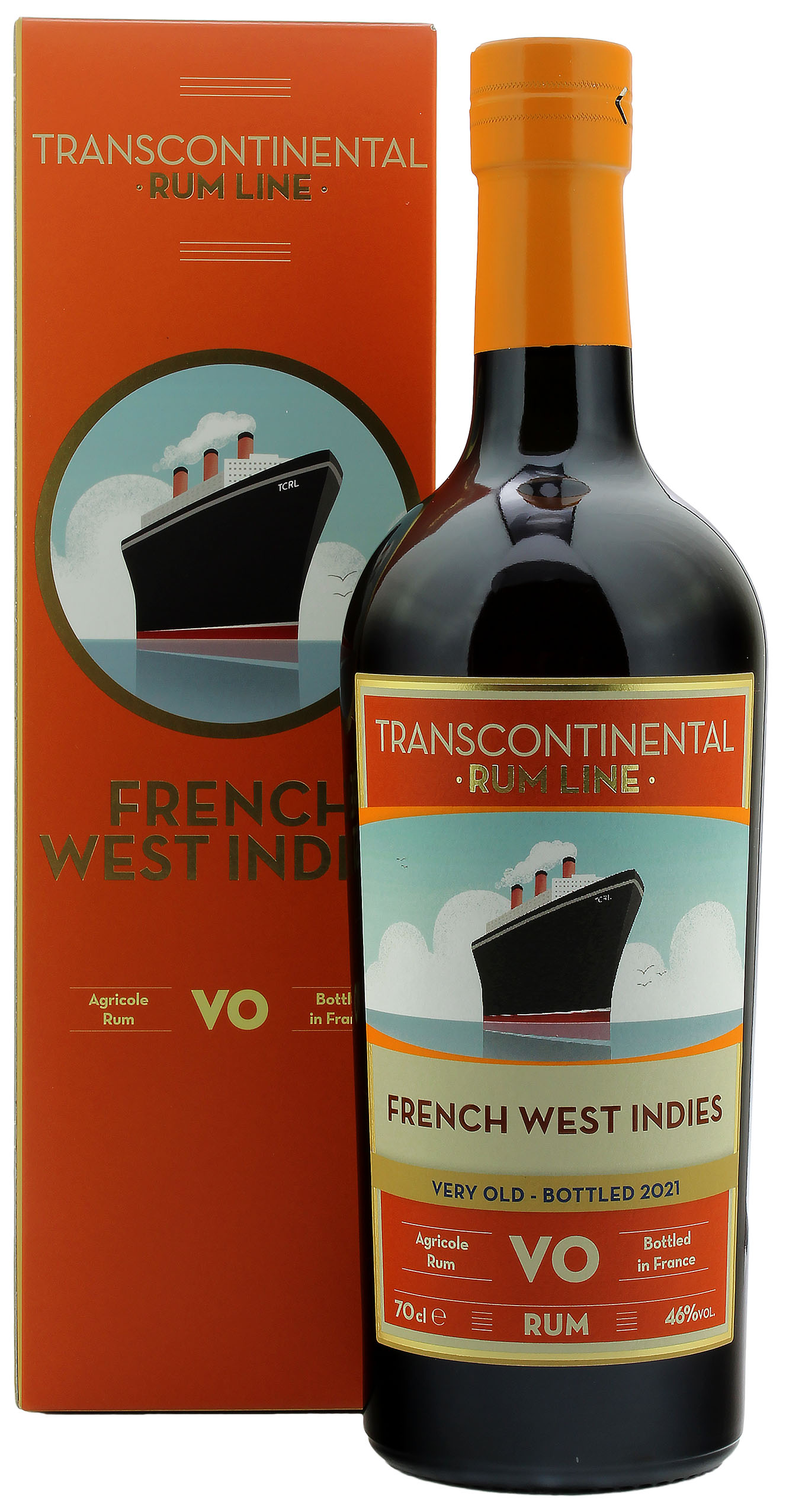 French West Indies VO Transcontinental Rum Line #48 46.0% 0,7l
