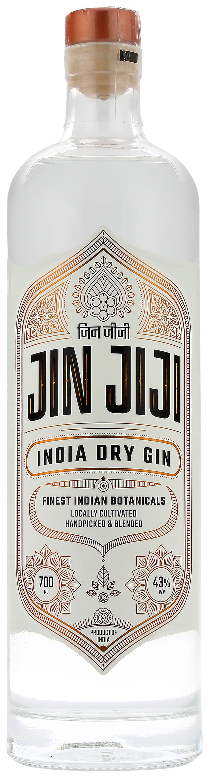 Jin JiJi India Dry Gin 43.0% 0,7l