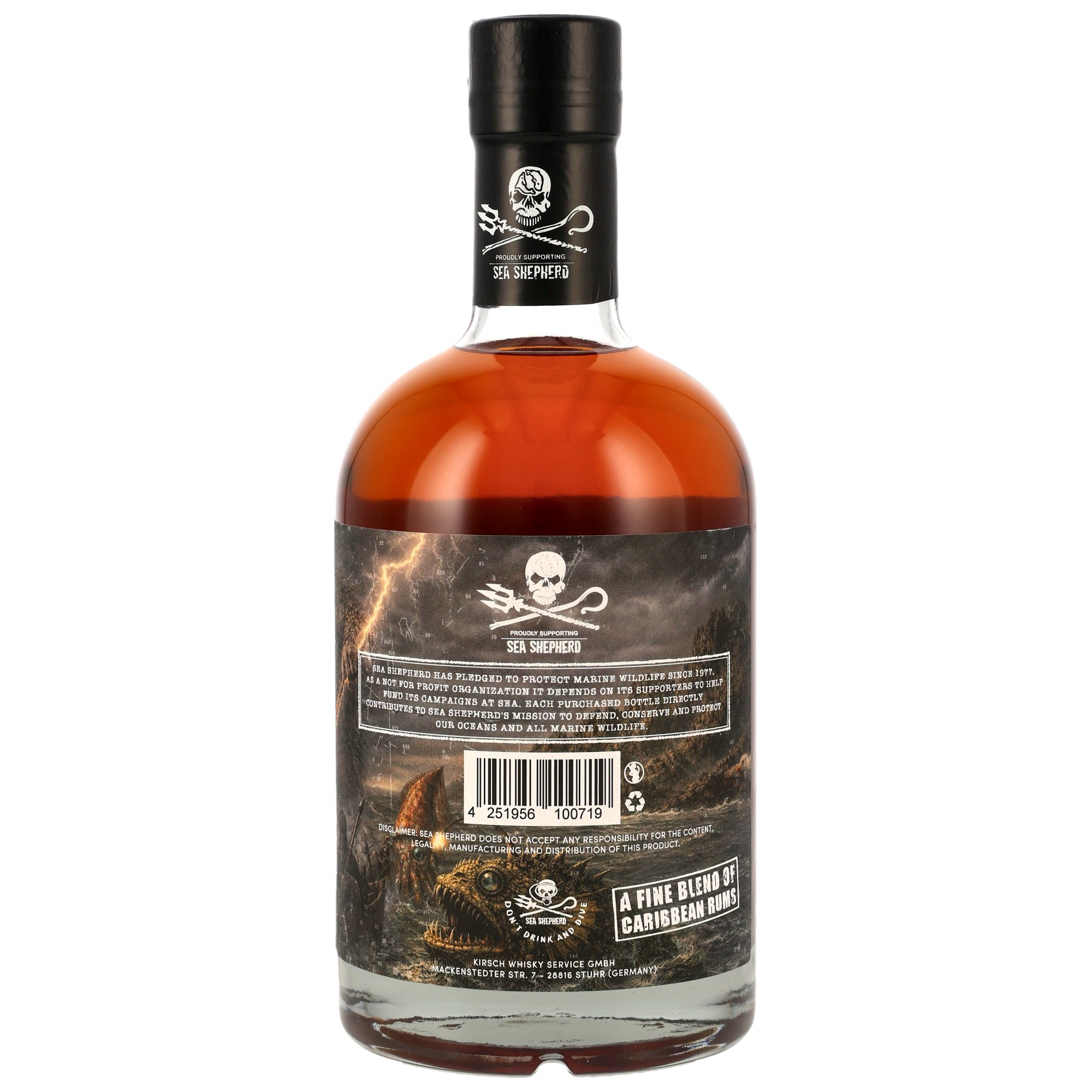 Sea Shepherd Rum Triton Edition 40.0% 0,7l – Ansicht 2