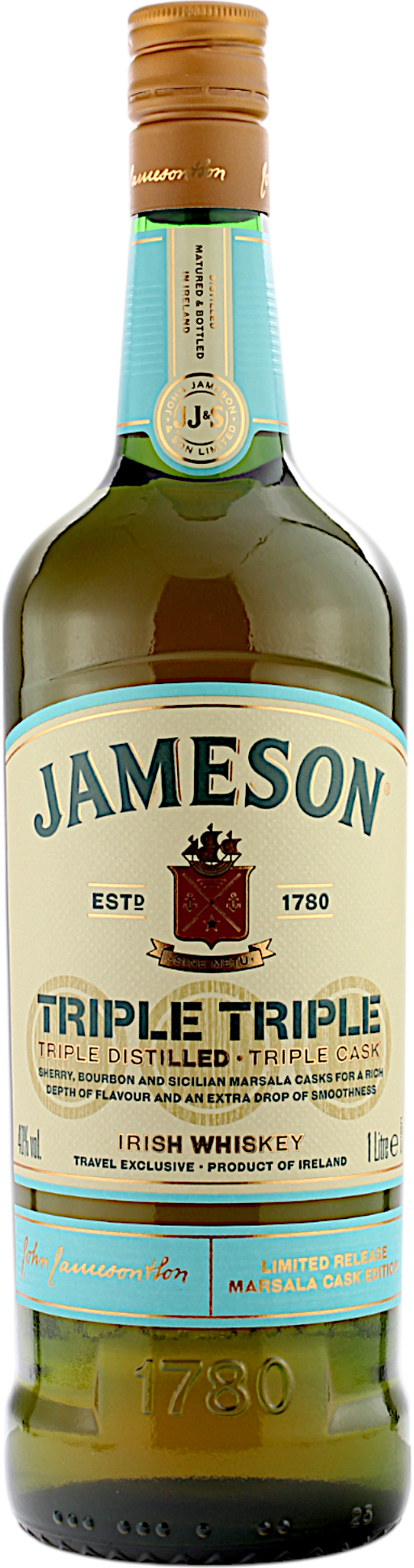 Jameson Triple Triple Marsala Cask Edition 40.0% 1 Liter