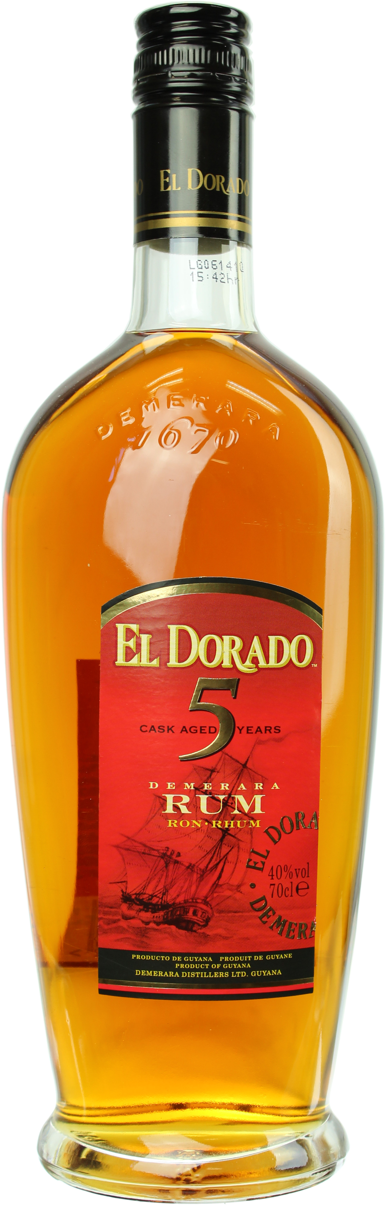 El Dorado Rum 5 Jahre 40% 0,7l