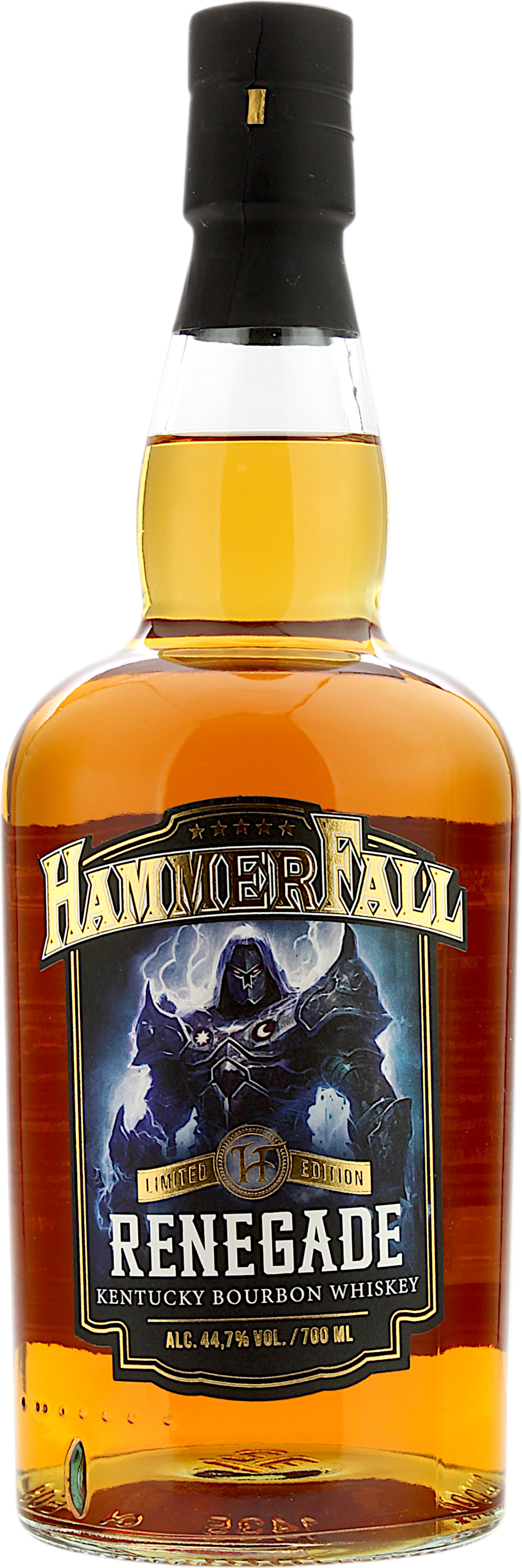 Hammerfall Renegade Bourbon Whisky Limited Edition 44.7% 0,7l