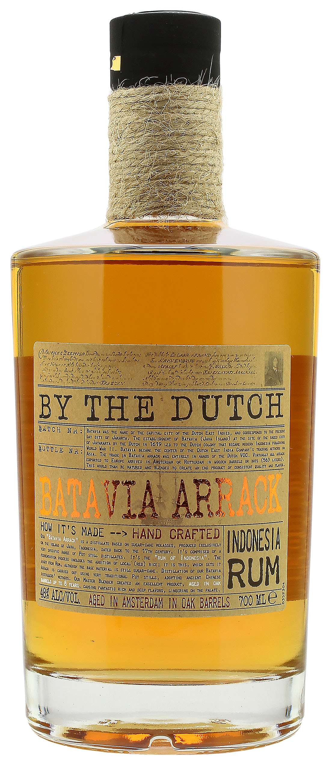 By the Dutch Batavia Arrack 48.0% 0,7l