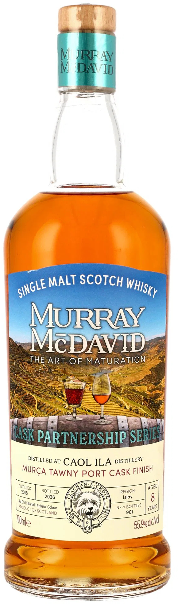 Caol Ila 8 Jahre 2018/2026 Murca Tawny Port Cask Finish - Cask Partnership Series Murray McDavid 55.9% 0,7l