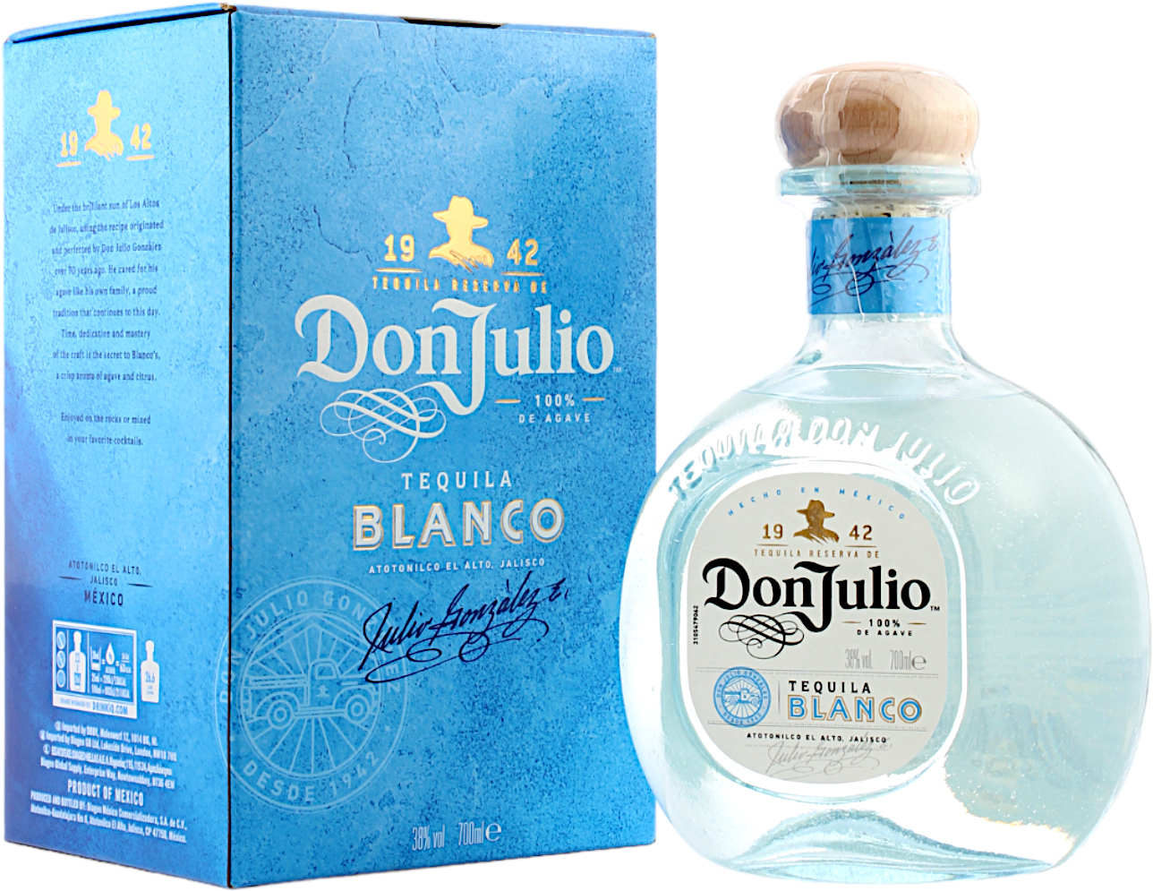 Tequila Don Julio Blanco 38.0% 0,7l
