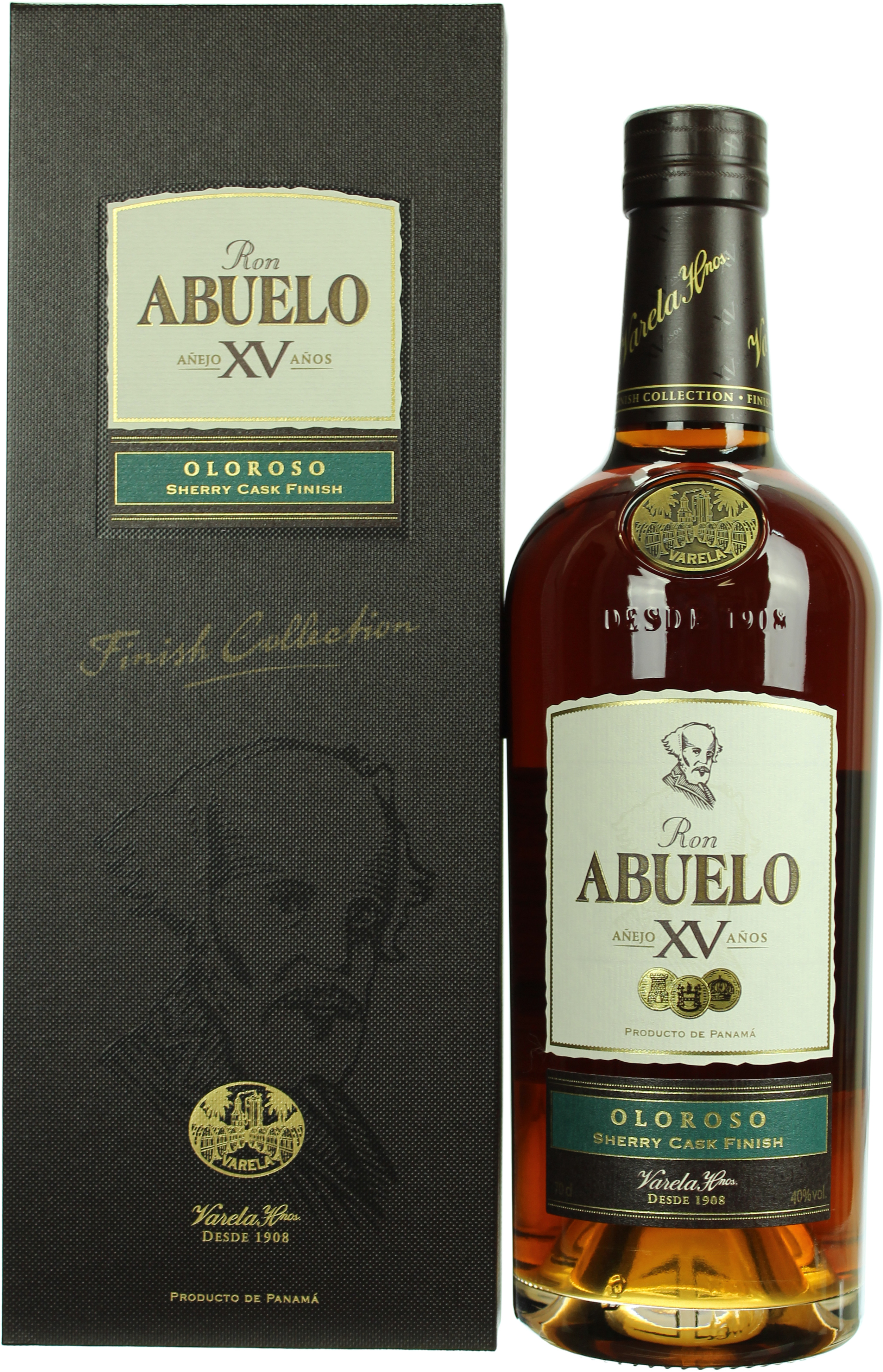 Abuelo 15 Jahre Oloroso Sherry Finish Rum 40.0% 0,7l