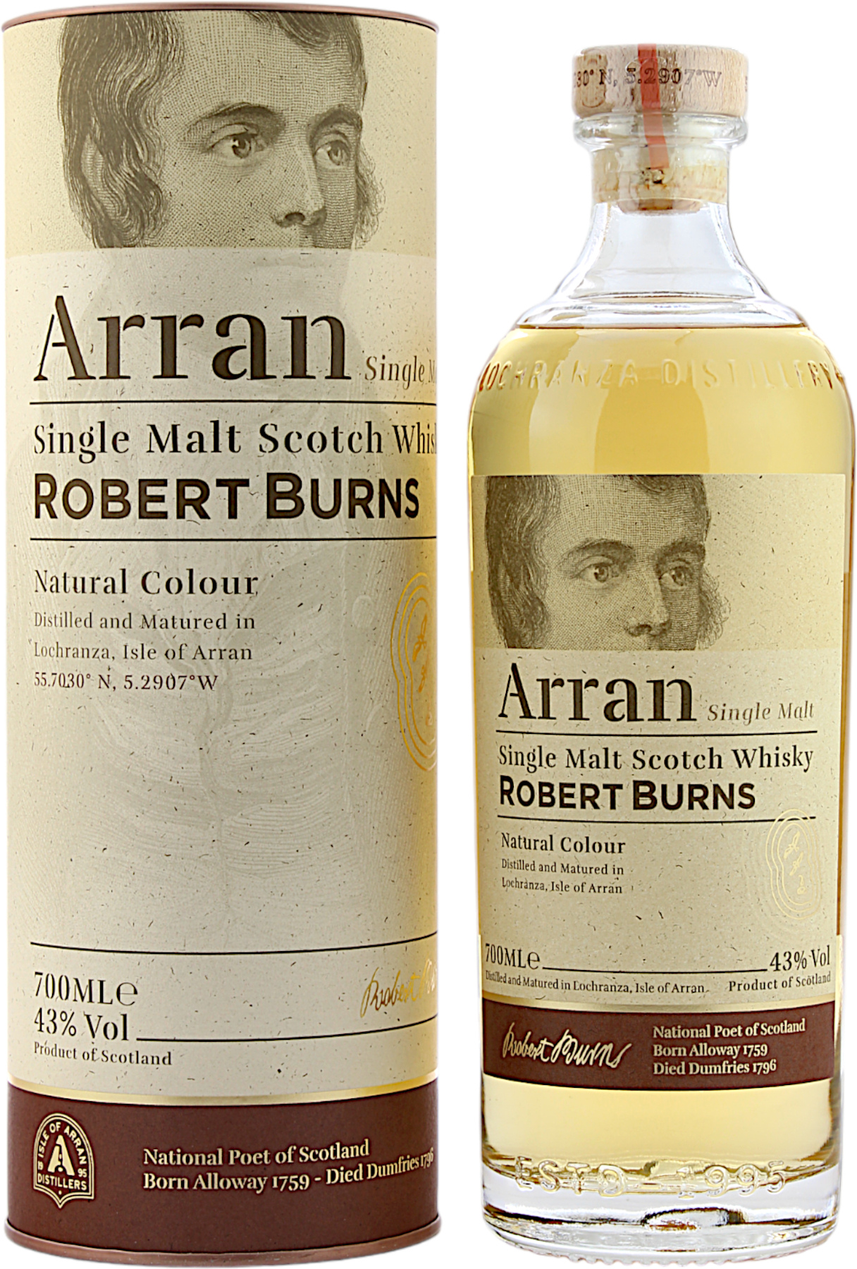 Arran Robert Burns Single Malt 43.0% 0,7l