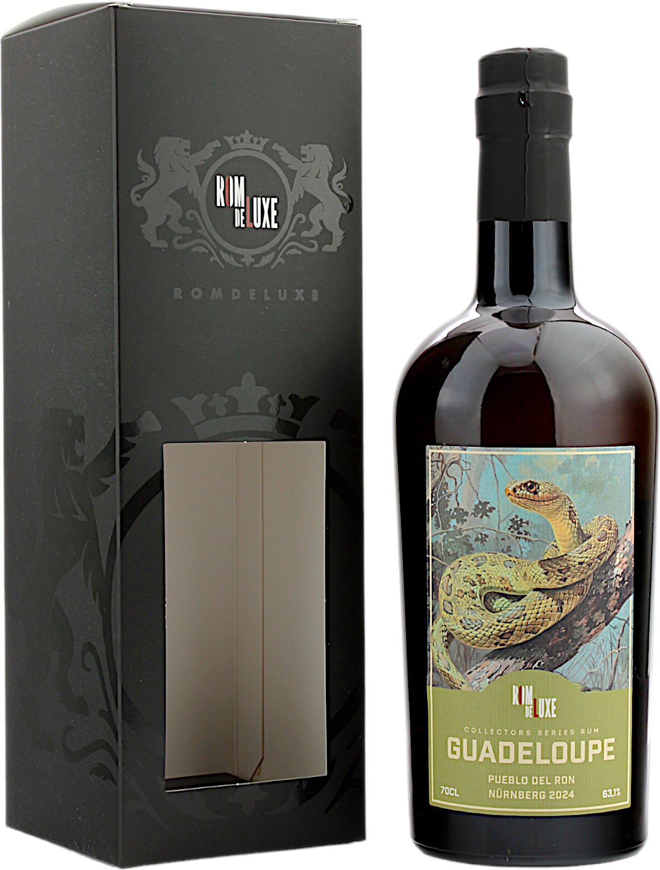 Guadeloupe 5 Jahre 2018/2024 Pueblo Del Ron Nürnberg 2024 Limited Edition 63.1% 0,7l