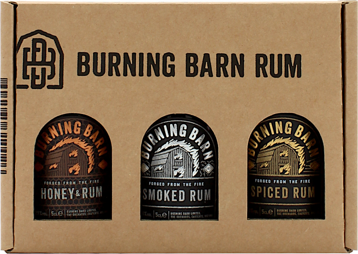 Burning Barn Rum Miniatur Set 36.3% 3x50ml