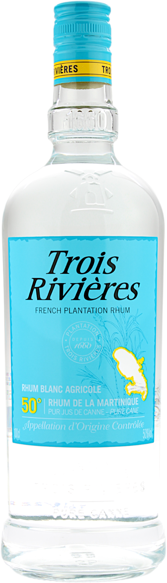 Trois Rivieres Blanc Rhum 50.0% 1 Liter