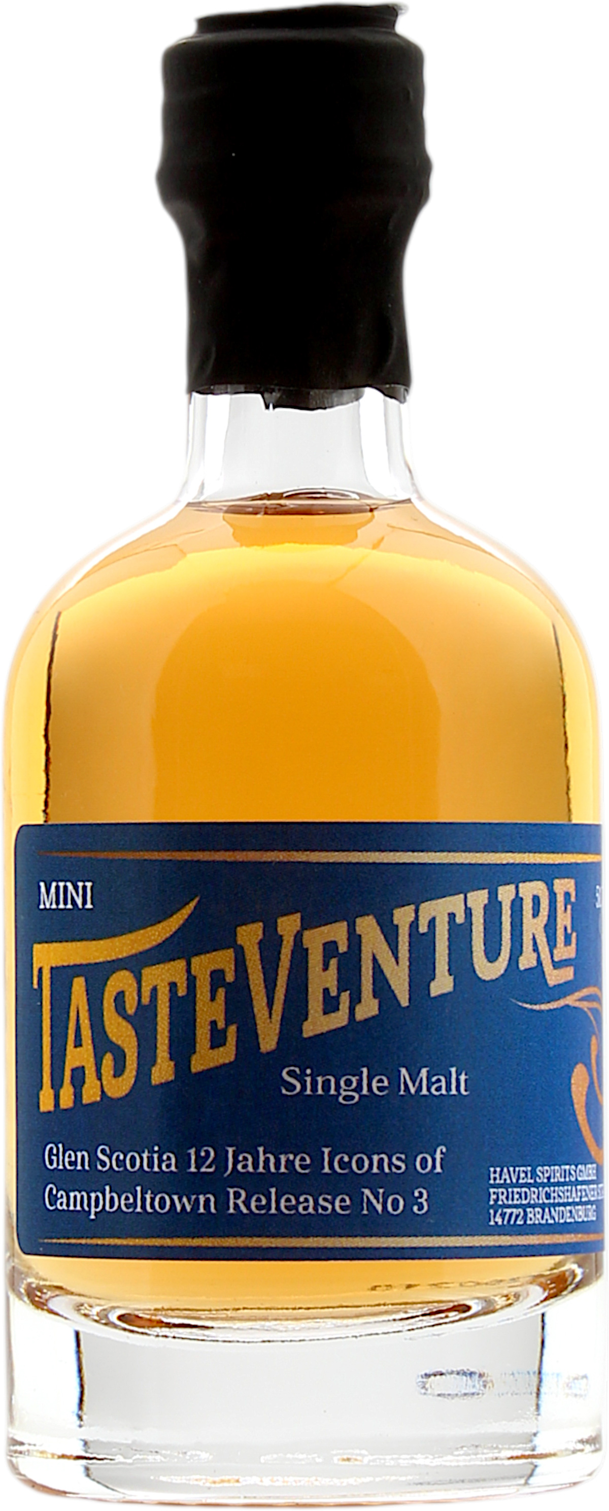 Miniatur Glen Scotia 12 Jahre Icons of Campbeltown Release No 3 The Wulver Tasteventure 51.7% 0,05l