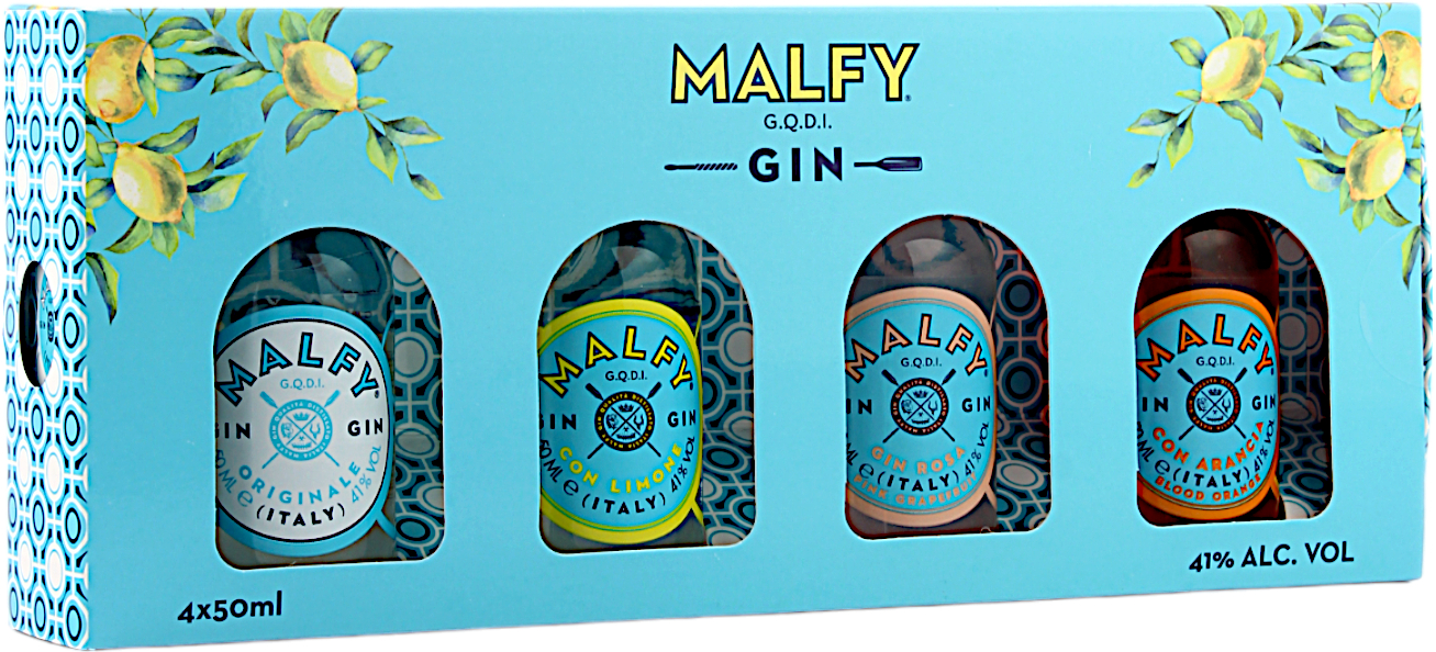 Malfy Gin Tasting Set 41.0% 4x0,05l