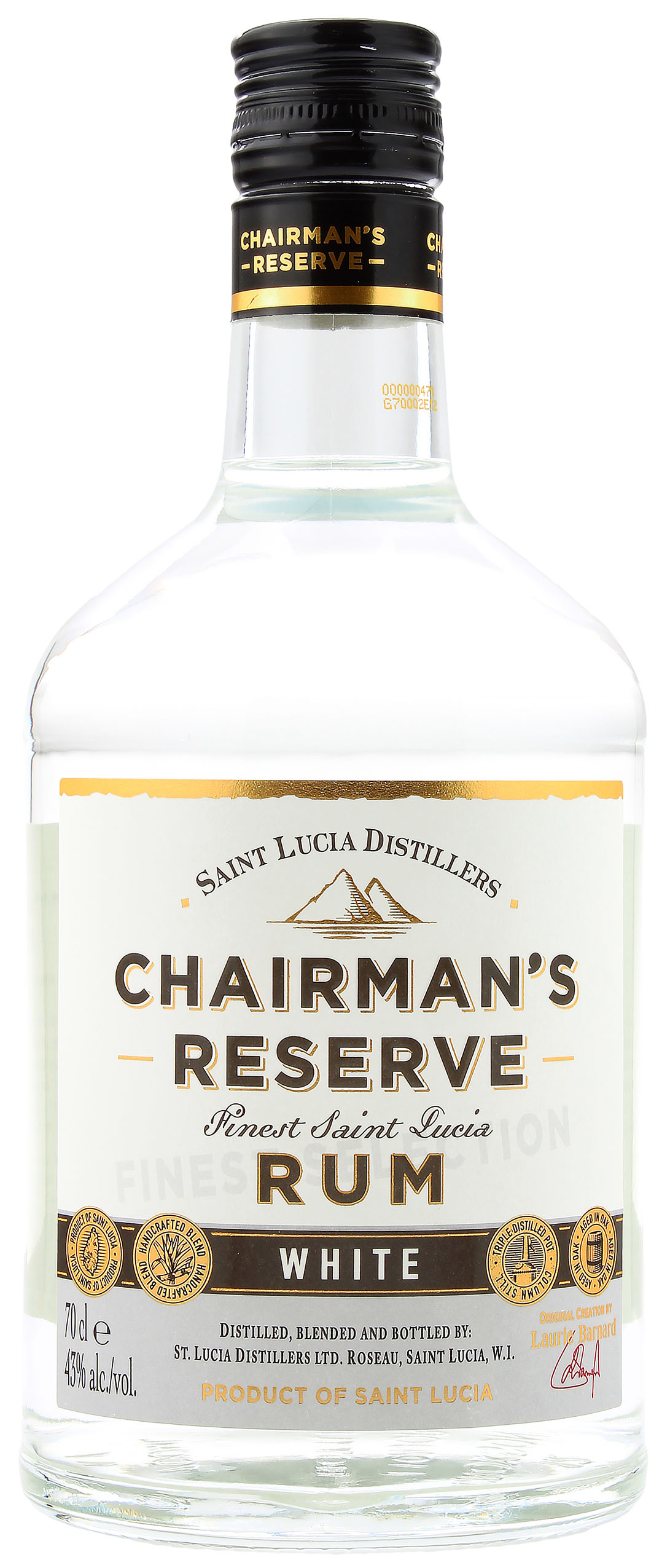 Chairman's Reserve Rum White 43.0% 0,7l