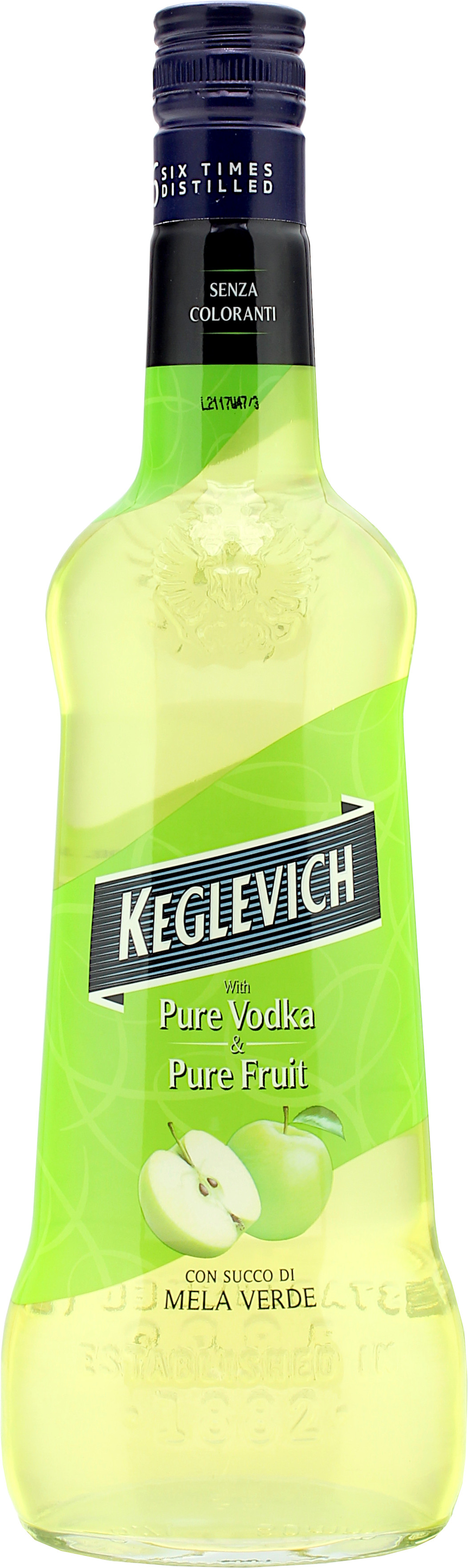 Keglevich Vodka grüner Apfel 18.0% 0,7l