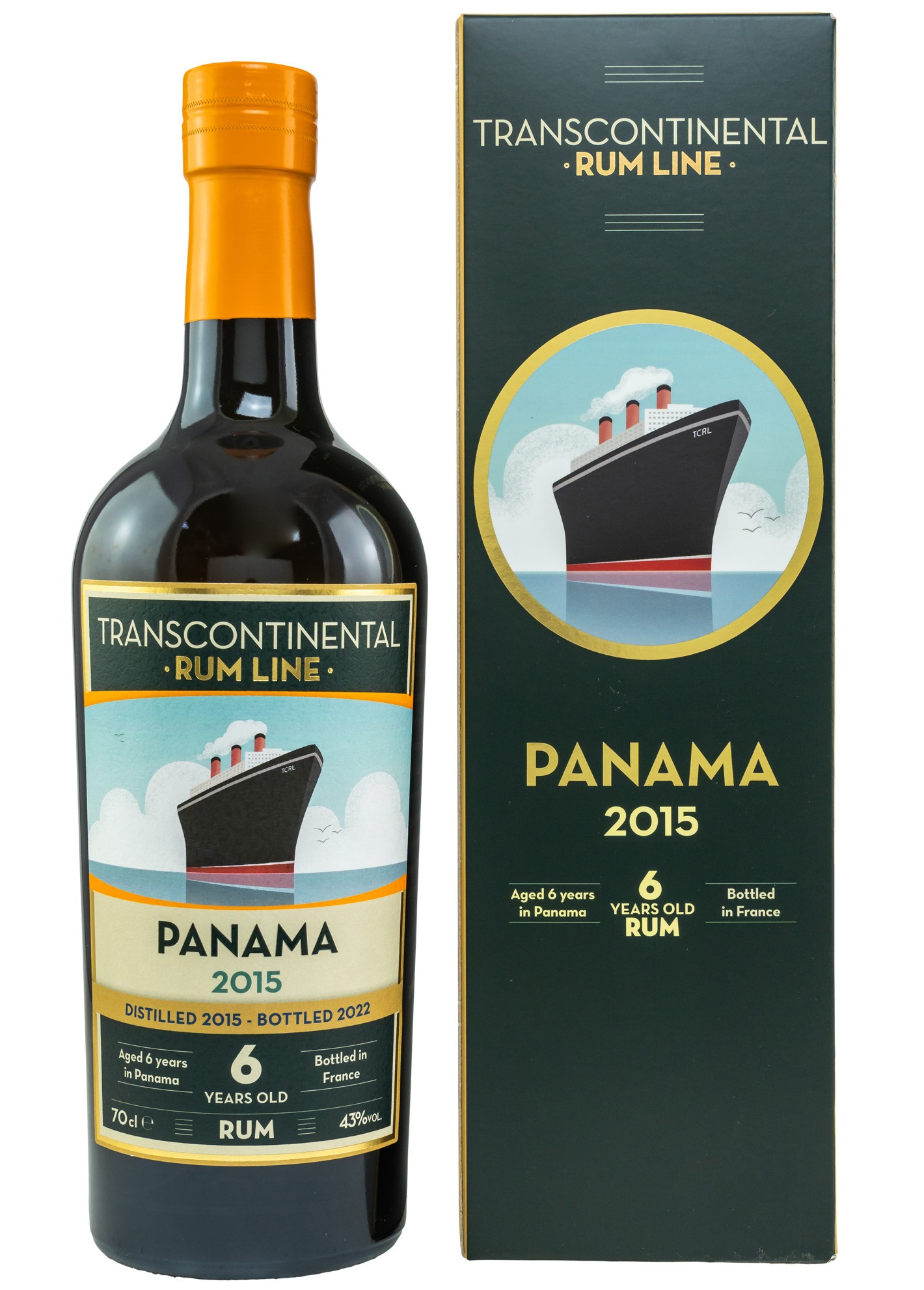 Panama 6 Jahre 2015/2022 Transcontinental Rum Line 43.0% 0,7l
