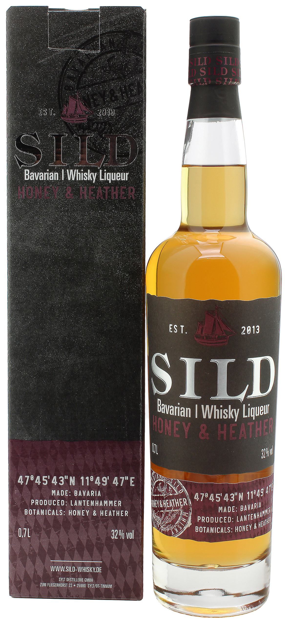 Sild Bavarian Whisky Liqueur Honey and Heather (Deutschland) 32.0% 0,7l