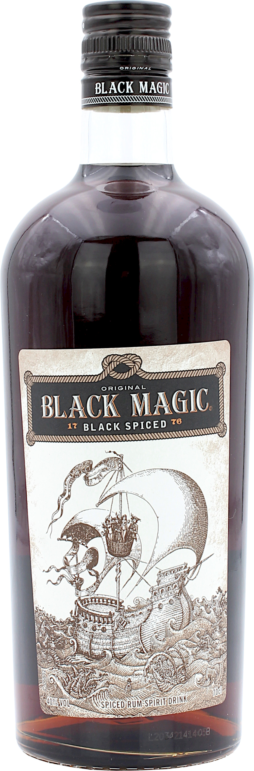 Black Magic Spiced Rum 40.0% 0,7l