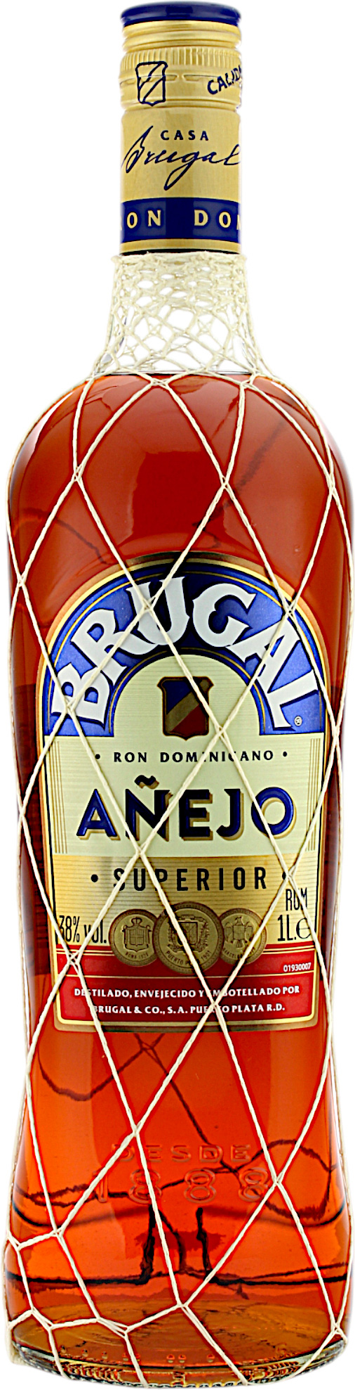 Brugal Ron Anejo Superior 38.0% 1 Liter