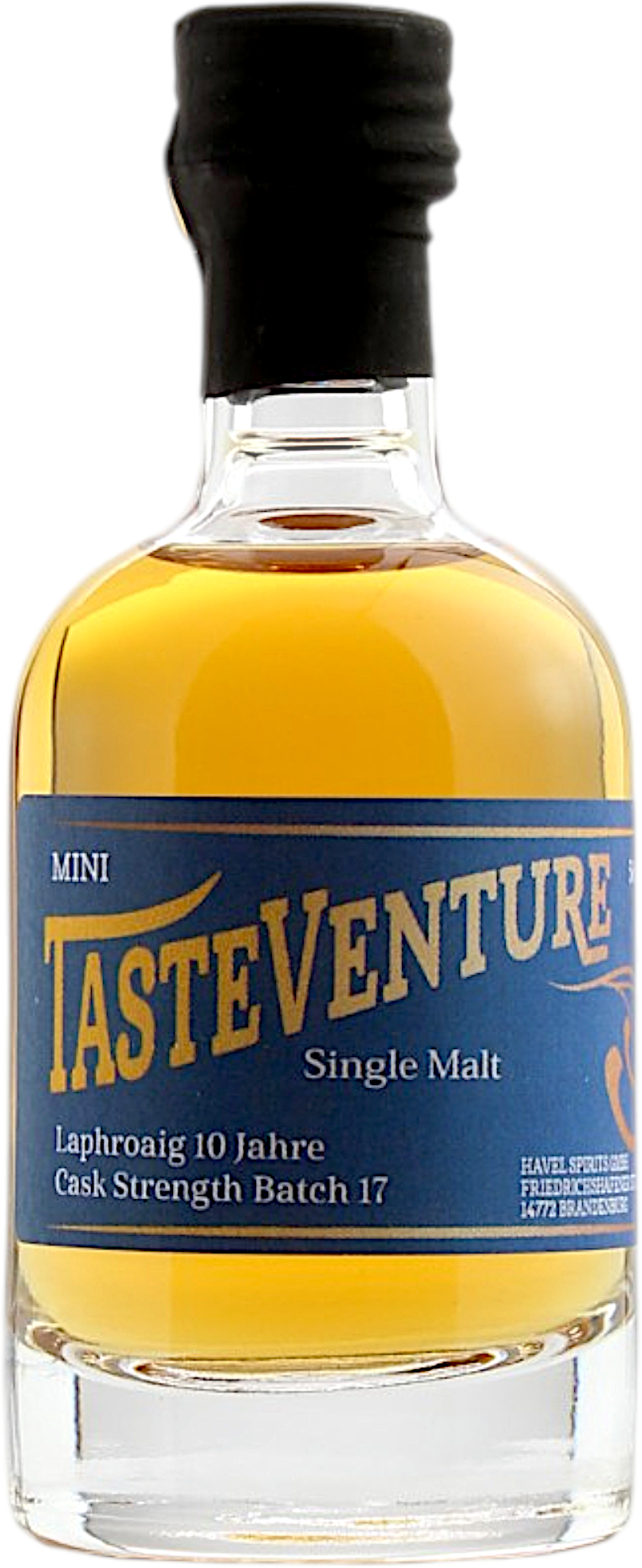 Miniatur Laphroaig 10 Jahre Cask Strength Batch 17 2023 Tasteventure 58.3% 0,05l