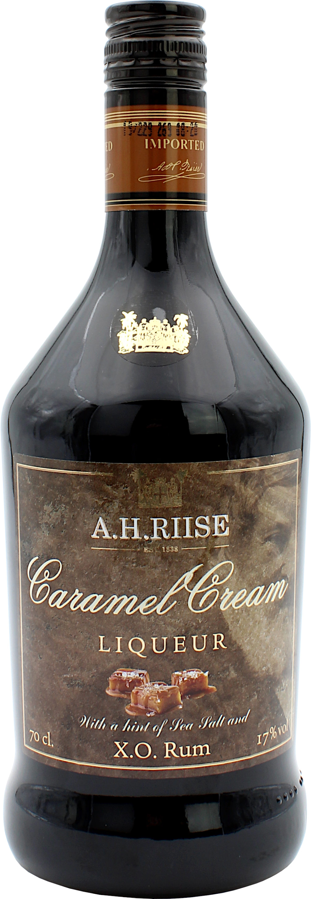 A.H. Riise Rum Salted Caramel Cream Liqueur 17.0% 0,7l