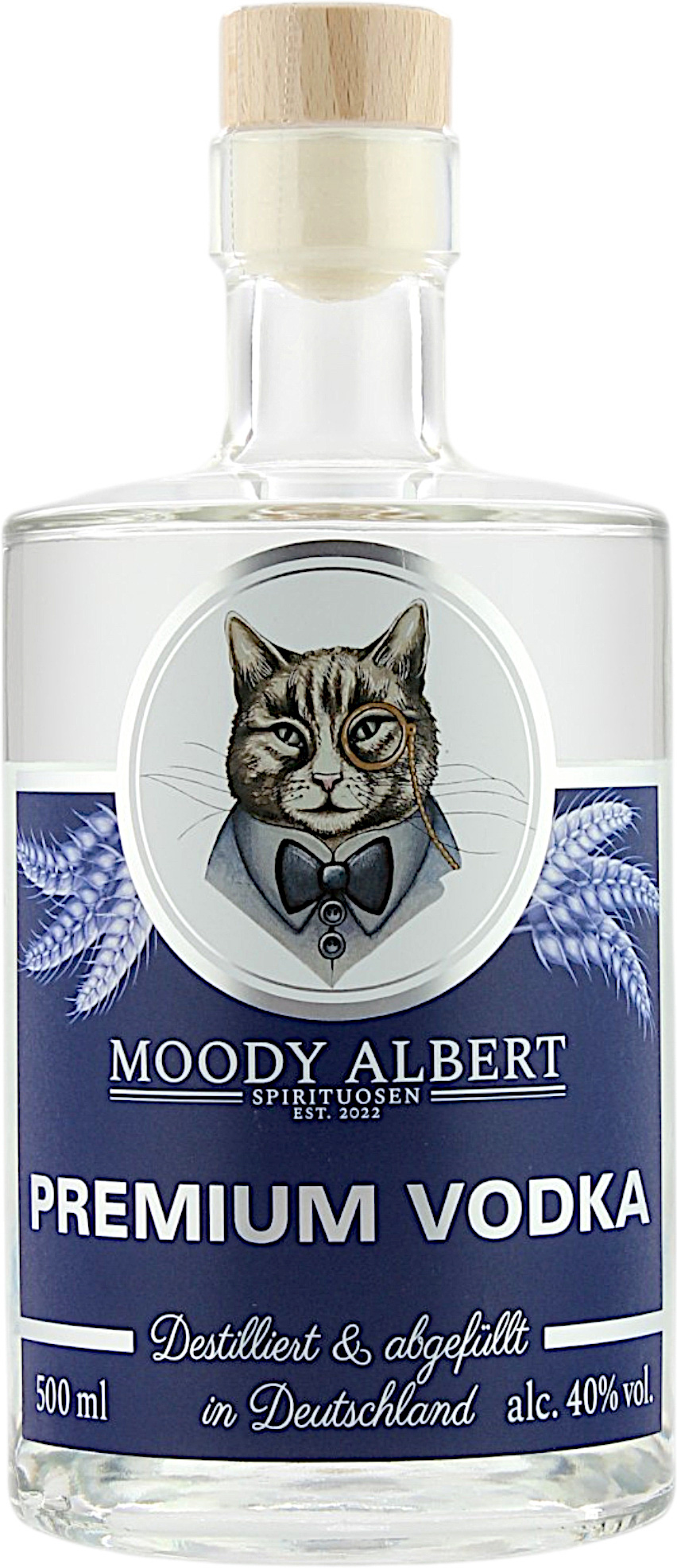 Moody Albert Premium Vodka 40.0% 0,5l
