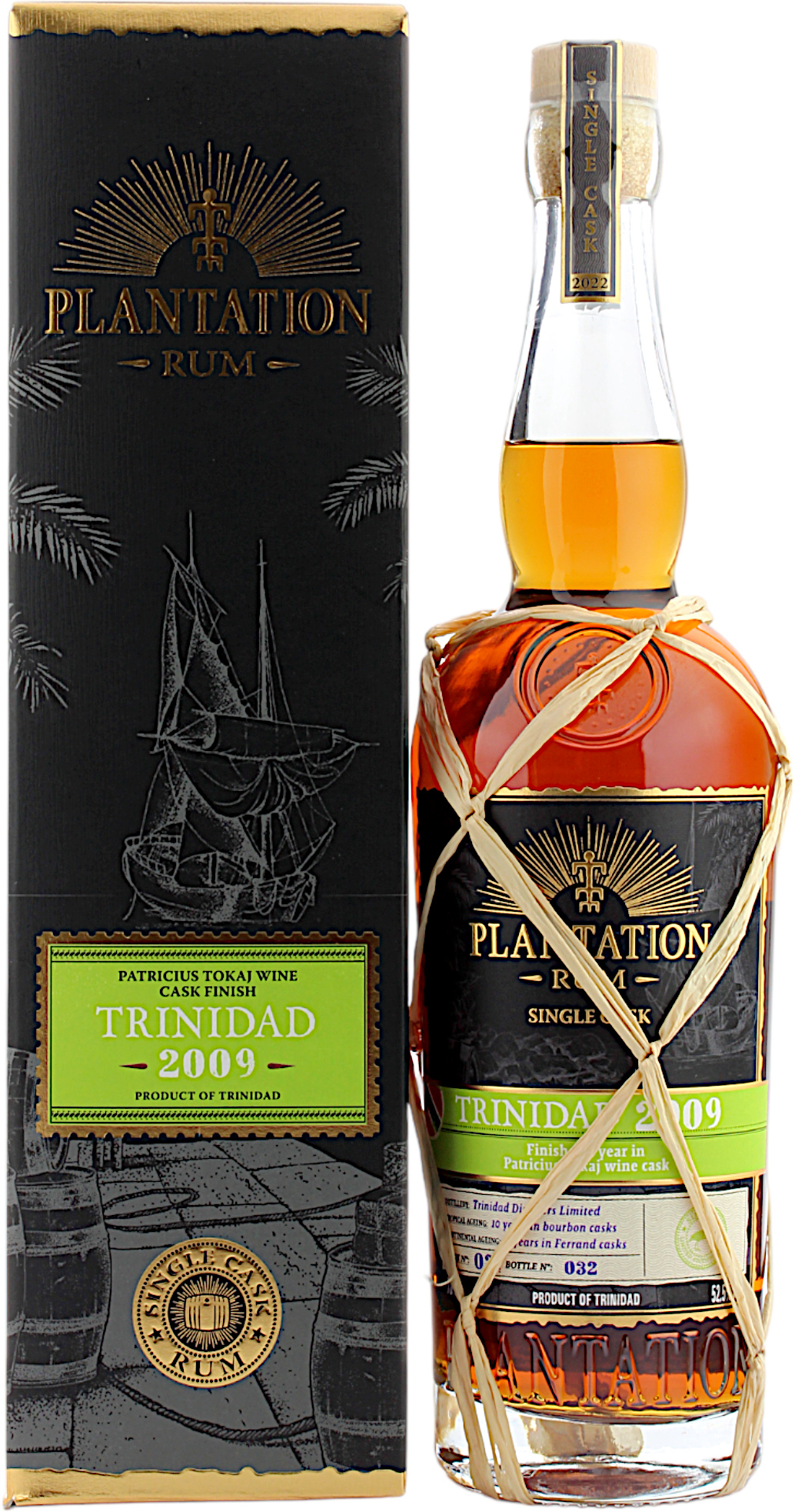 Plantation Rum Trinidad 2009/2022 Single Cask Tokaj Wine Cask Finish 52.5% 0,7l