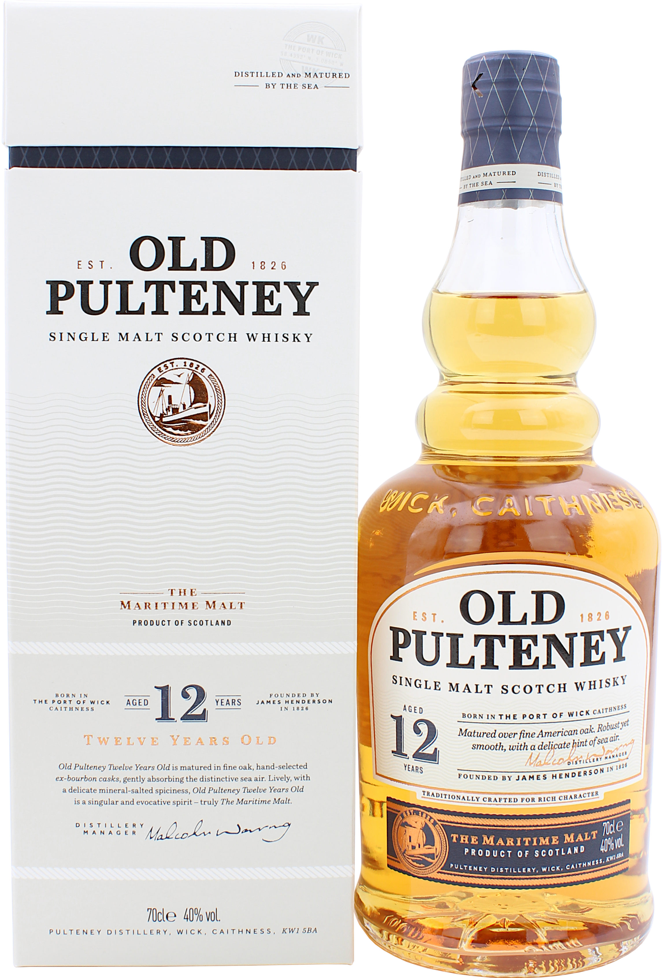 Old Pulteney 12 Jahre 40.0% 0,7l
