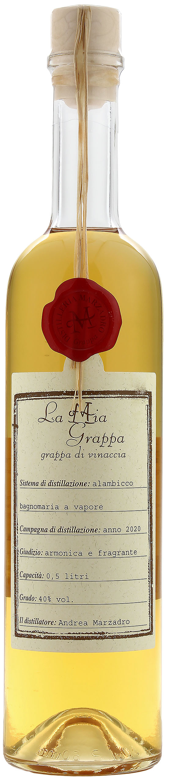 La Mia Grappa Di Vinaccia Oro 40.0% 0.5l