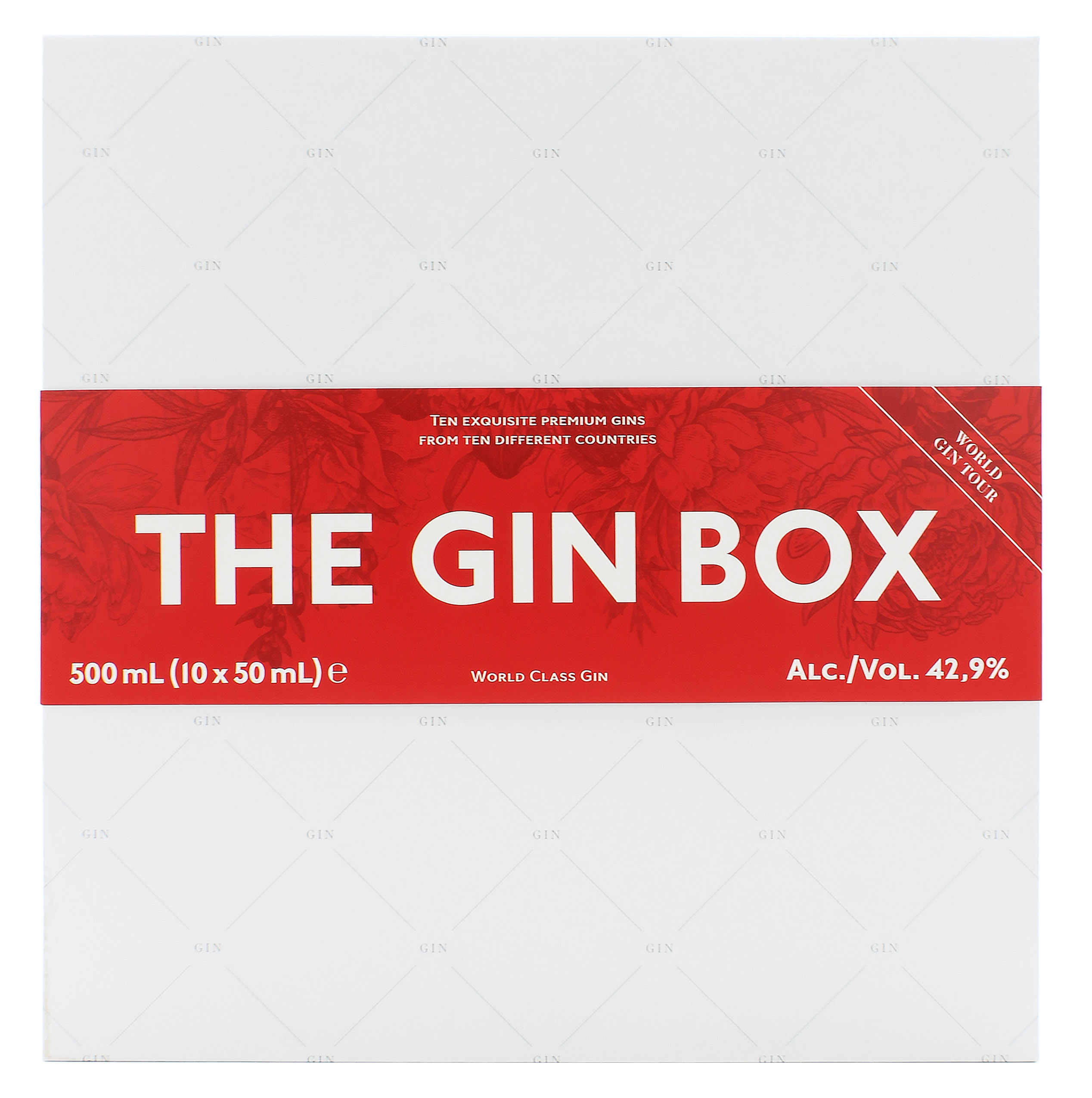 The Gin Box World Class Tasting Set 42.9% 10x 50ml